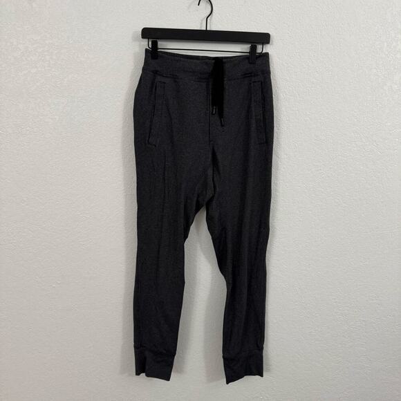 Lululemon Intent Jogger Drawstring Sweatpants 30" Heathered Black Grey Small - Picture 3 of 10